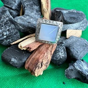 SMOKE AND MIRRORS- sterling silver ring